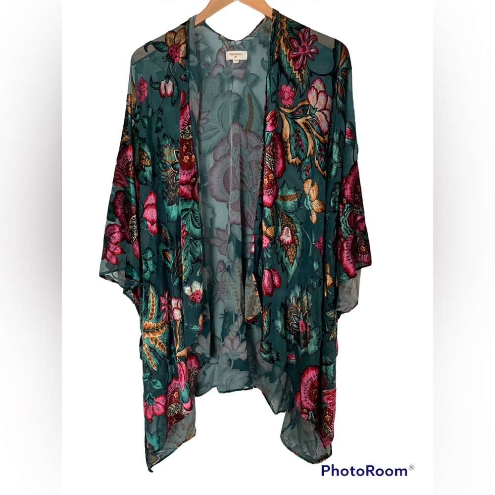 Floral bohemian shrug